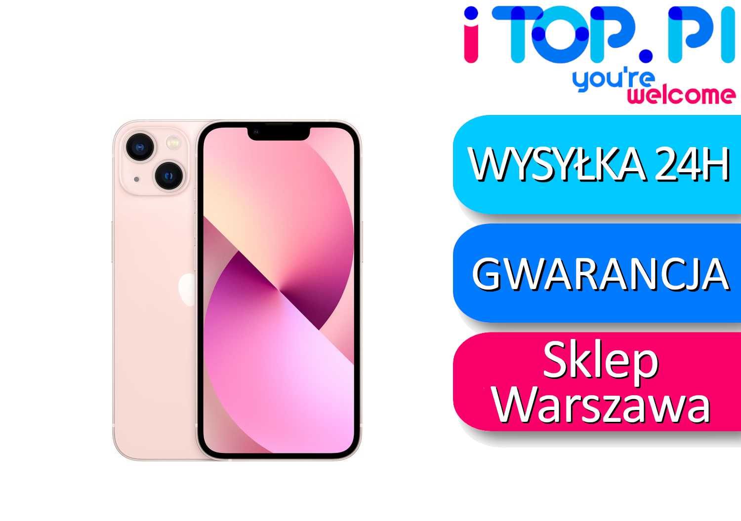 iPhone 13 mini 128gb Różowy Sklep Warszawa Gwarancja 12 miesięcy