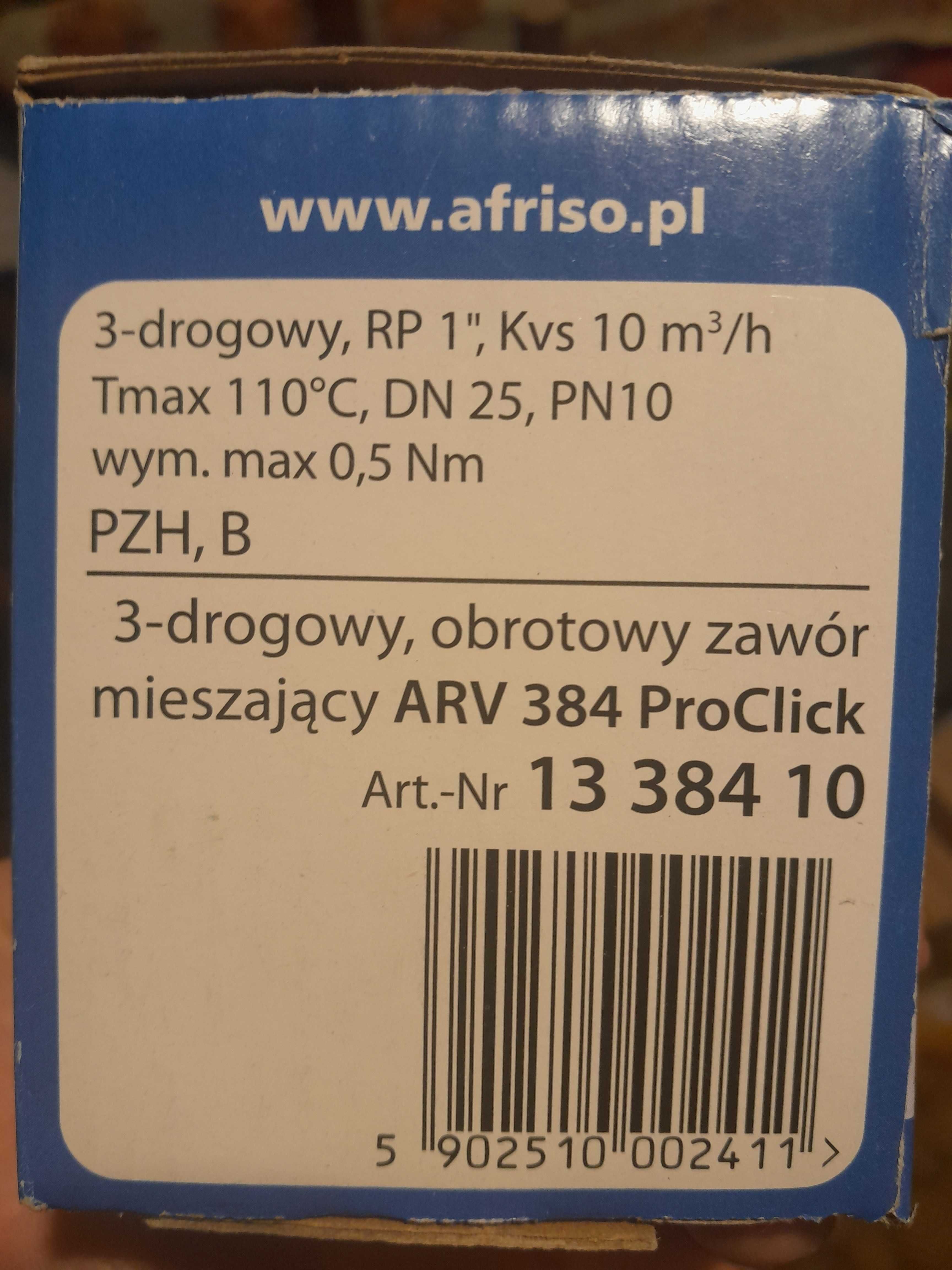 Zawór mieszający 3 drogowy 1 ARV 384 AFRISO Proclick