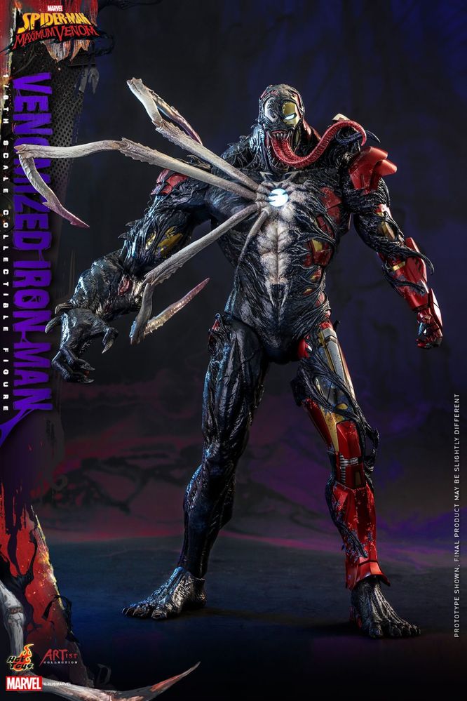 Фигурка 1/6 hot toys ac04 SPIDER-MAN Maximun VENOM VENOMIZED IRON MAN