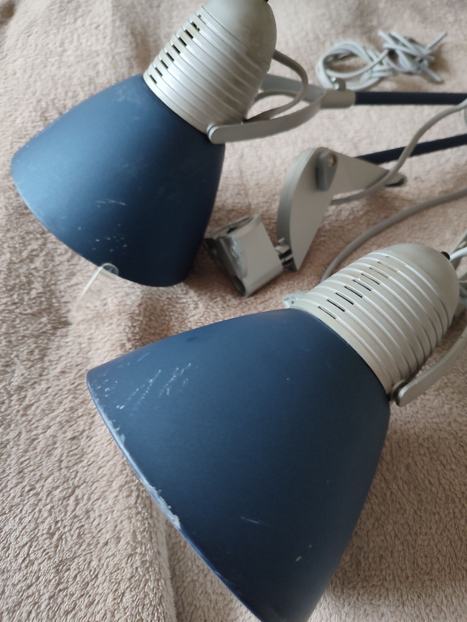 Lampki do biurka granat z szarym Ikea