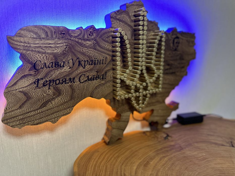 Панно з гербом із гільз Патріотичний подарунок