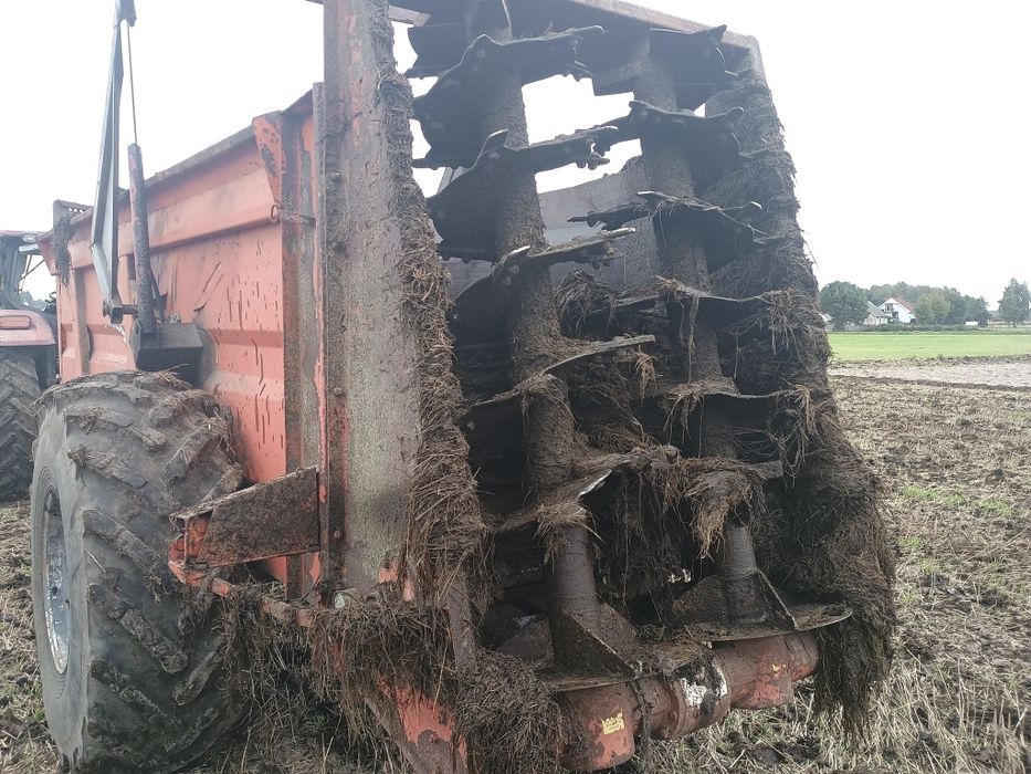 Rozrzutnik obornika 12 t własna hydraulika zamiana