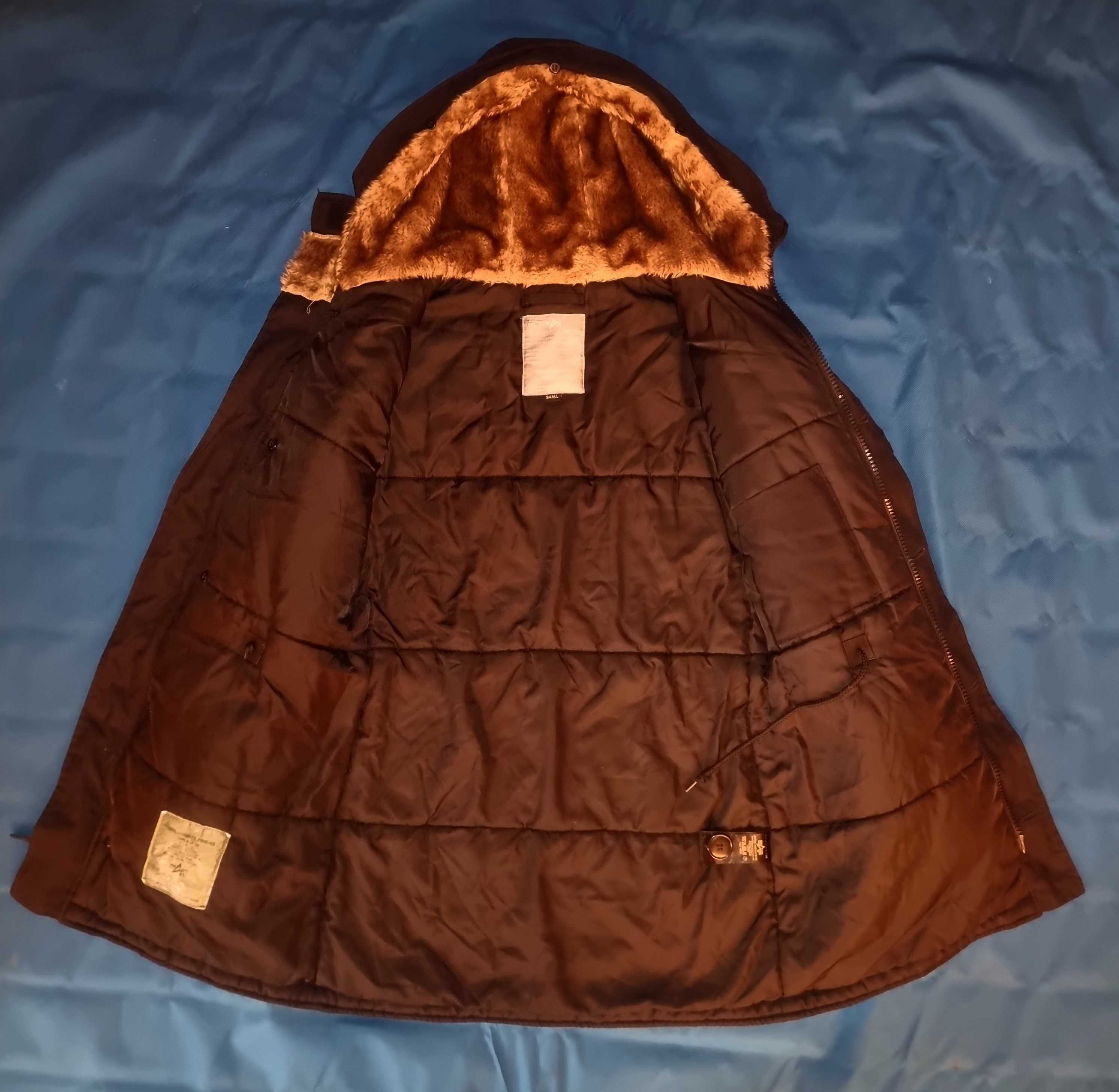 Alpha Industries N-3B Arctic Polar Jacket Parka Kurtka Zimowa Damska S