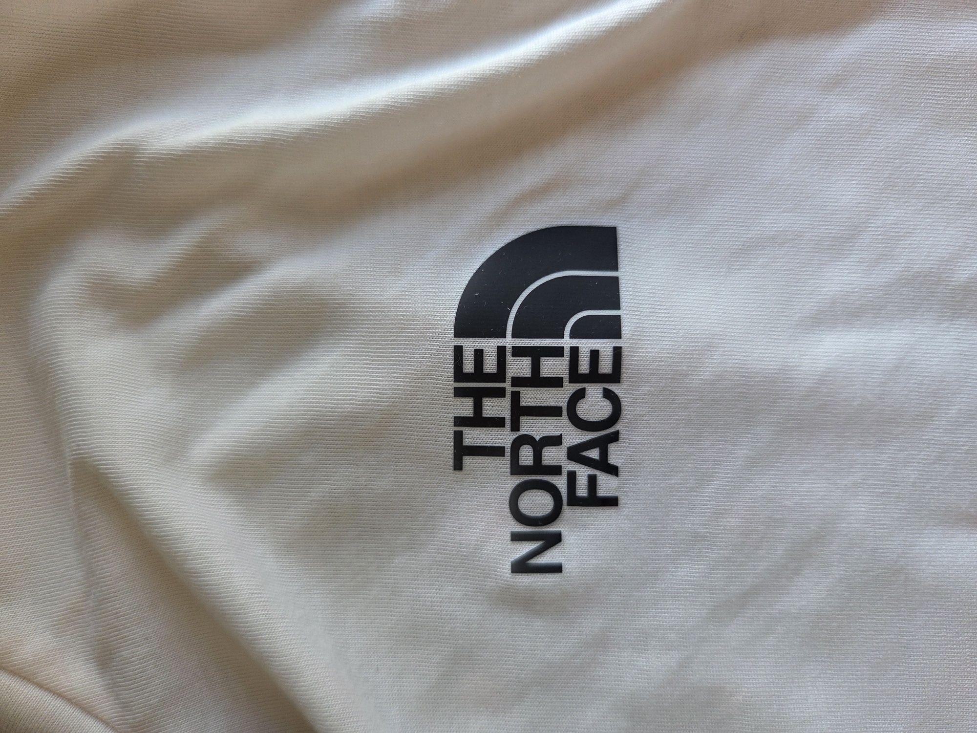 Koszulka the north face biało pomarańczowa rozmiar m
