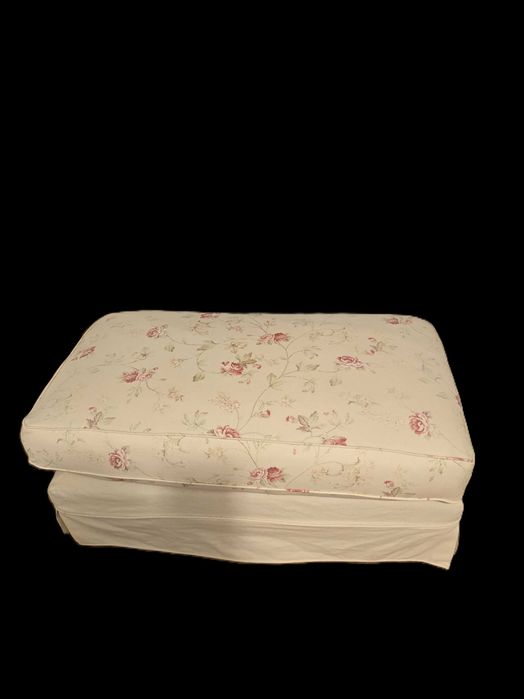 kanapa 2 osobowa nierozkładana + duża pufa