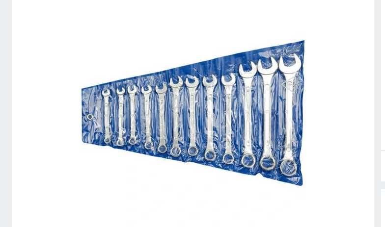 Vorel Klucze Płasko Oczkowe 6-22 mm Zestaw 12 szt. + GRATIS