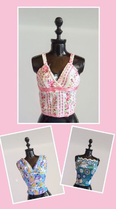 Barbie Tops antigos.