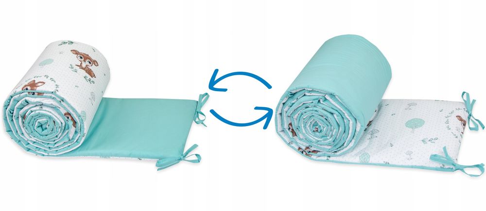 Ochraniacz 210X30 Do Łóżeczka 140X70 Super Jakość!