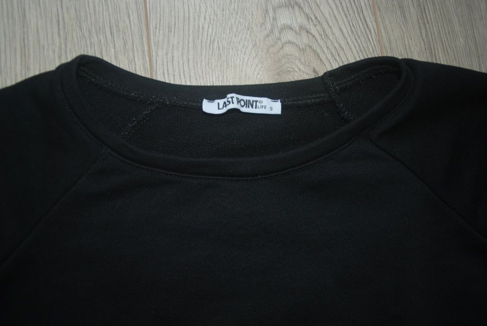Bluza czarna, krótka S