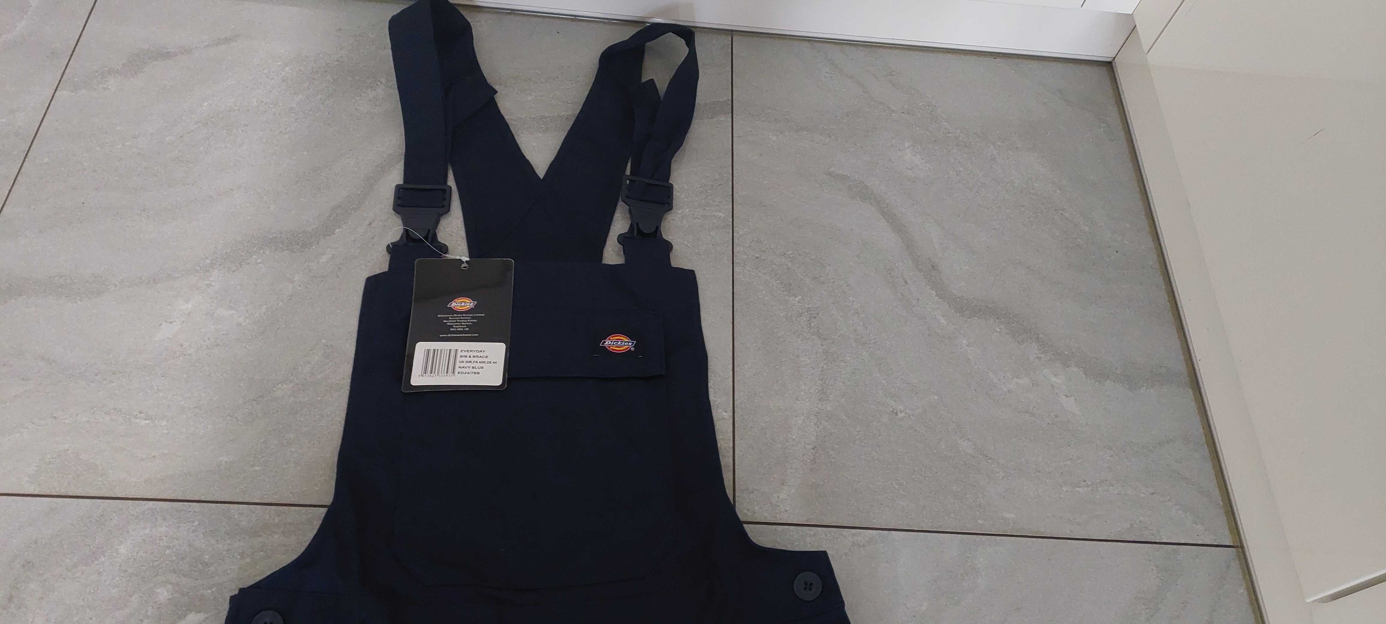 Dickies Męskie spodnie ogrodniczki B&B DE44