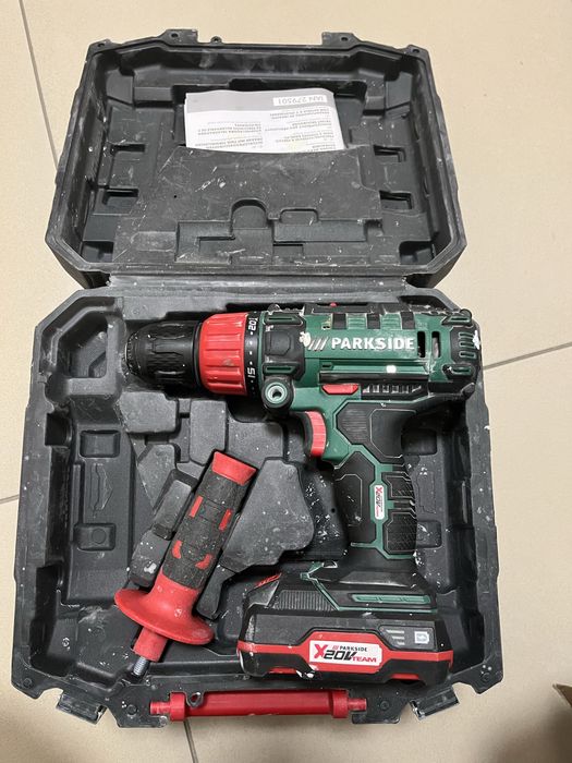 wiertarko-wkrętarka udarowa PARKSIDE PSBSA 20-Li 20V akumukator 2Ah
