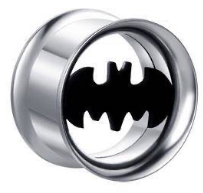 Tunele ozdobne Batman odkręcane stalowe 6 mm komplet