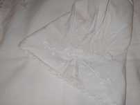 Camisa branca regional bordada a branco