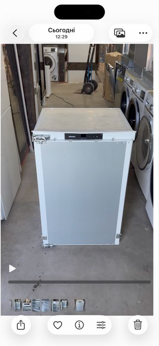 Miele FNS 7140 E – вбудована морозильна камера преміум-класу 23.6 м