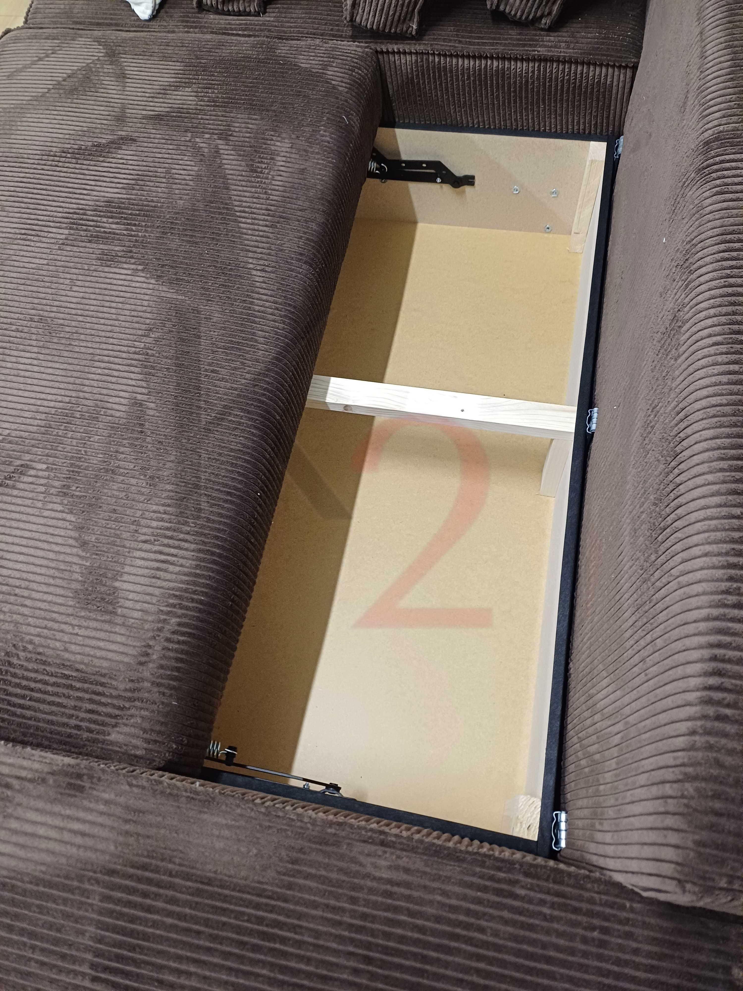 Narożnik Fabio Sofa  Kanapa Łóżko z Funkcją  spania Pojemnik +Gratis