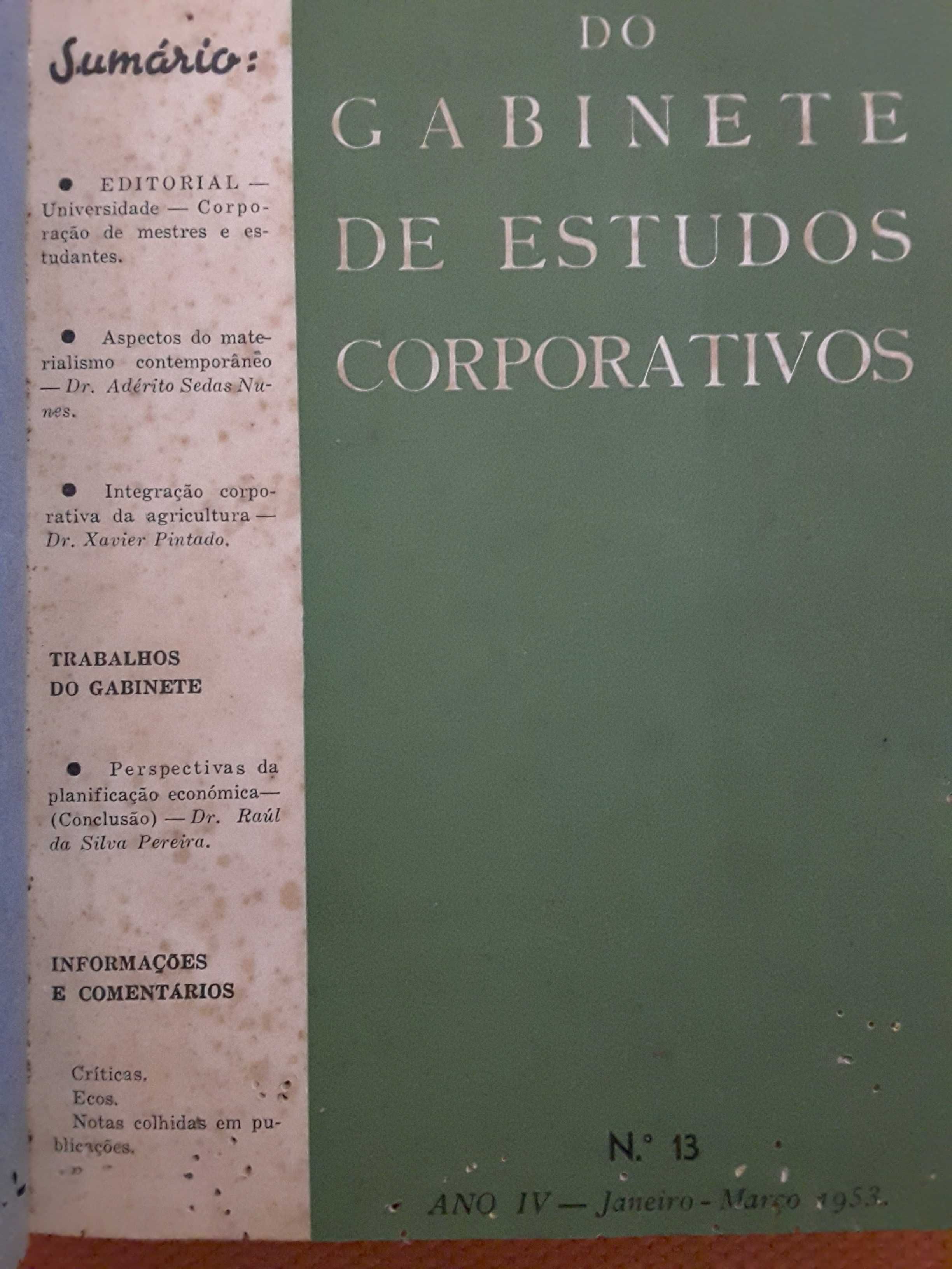 Estudos Corporativos (1953/1954)/ Franco Nogueira - O Estado Novo