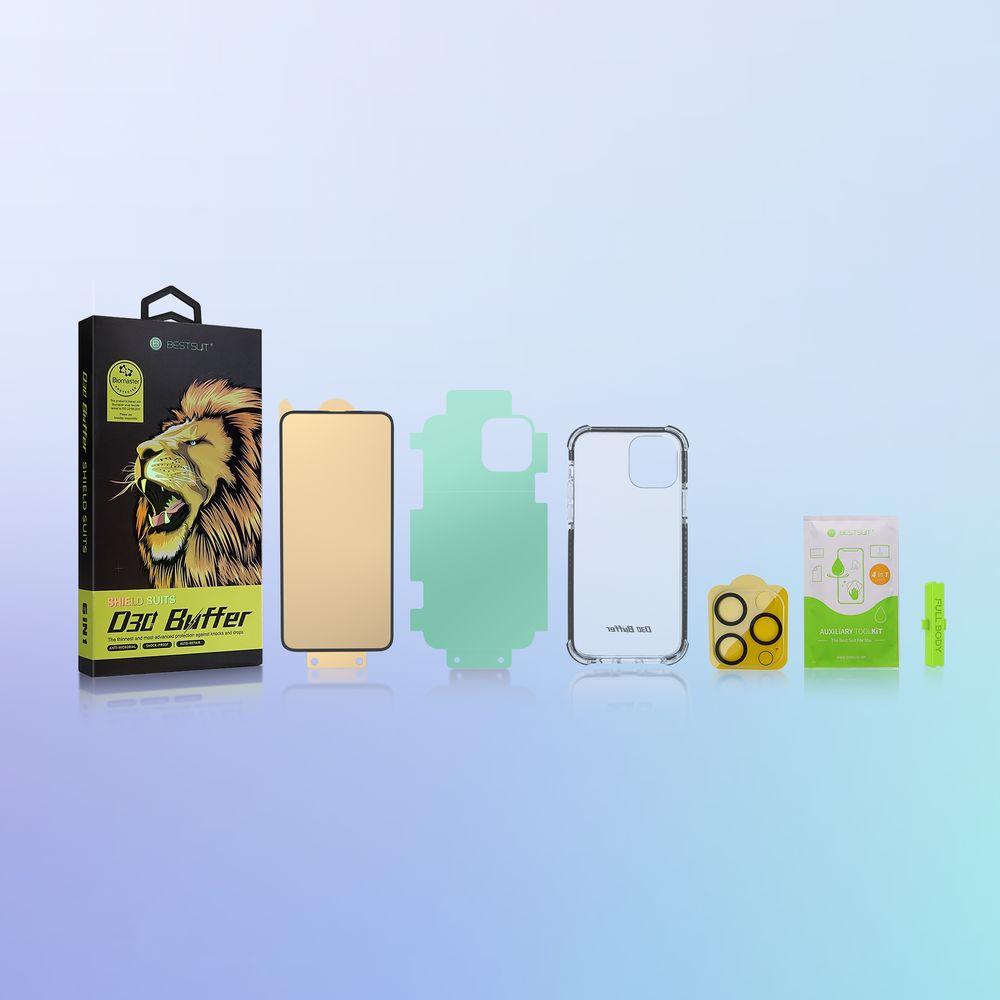 6w1 Zestaw ochronny do iPhone 11 PRO Max etui szkło aparat  D30 Buffer