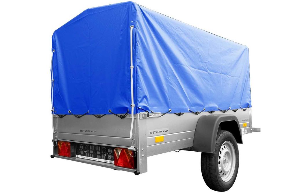 Przyczepka lekka 200x125 GARDEN 201 KIPP stelaż H-800 + plandeka