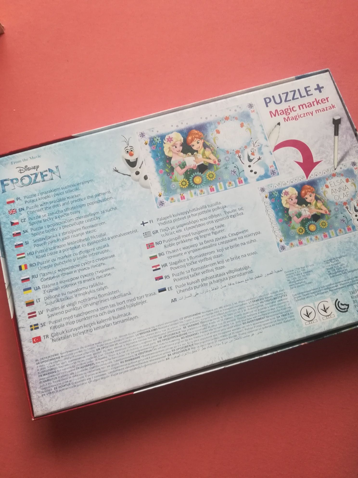 Puzzle frozen Disney Elza Kraina Lodu