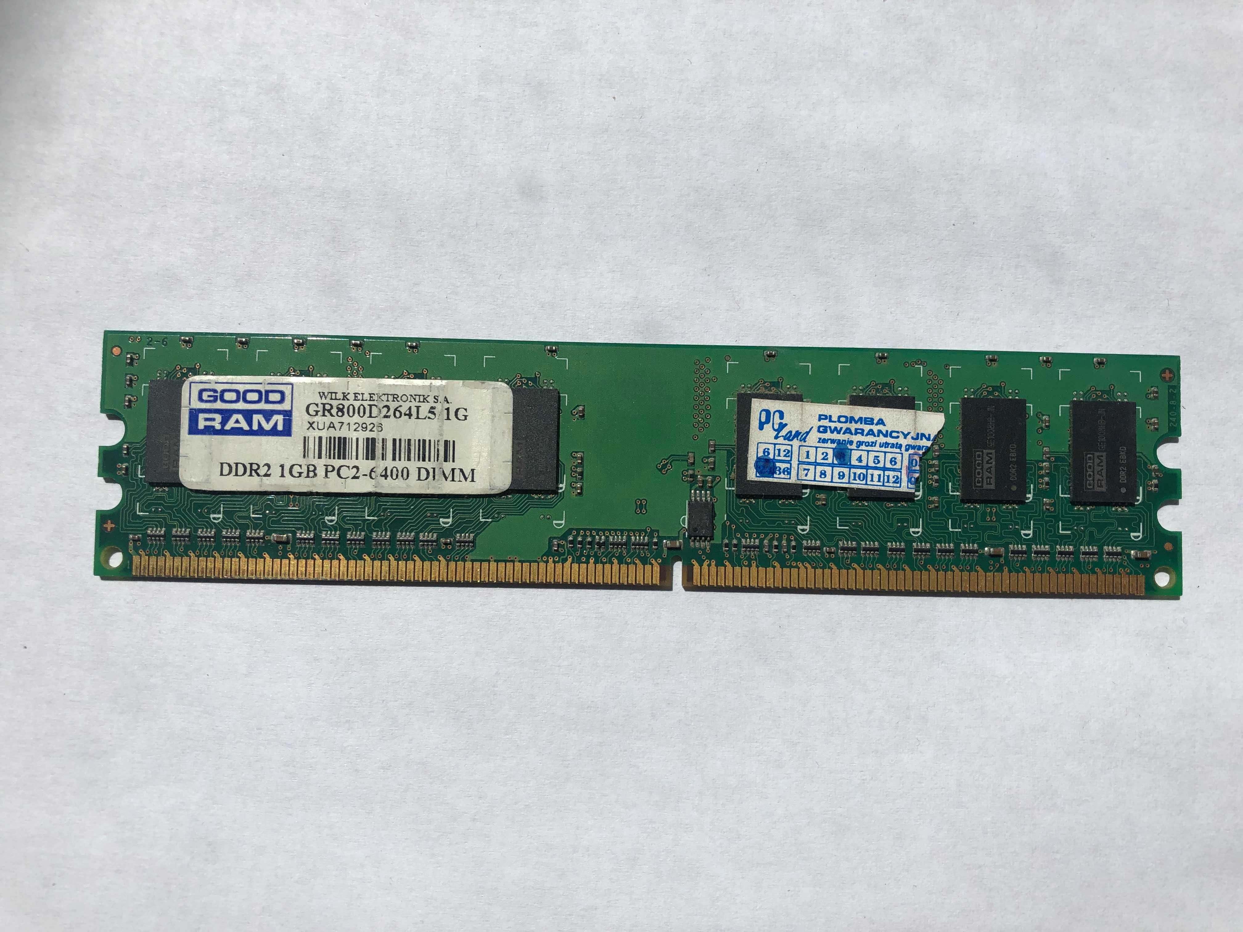 Pamięć Ram Good Ram DDR2  1GB  PC2-6400  2 szt.