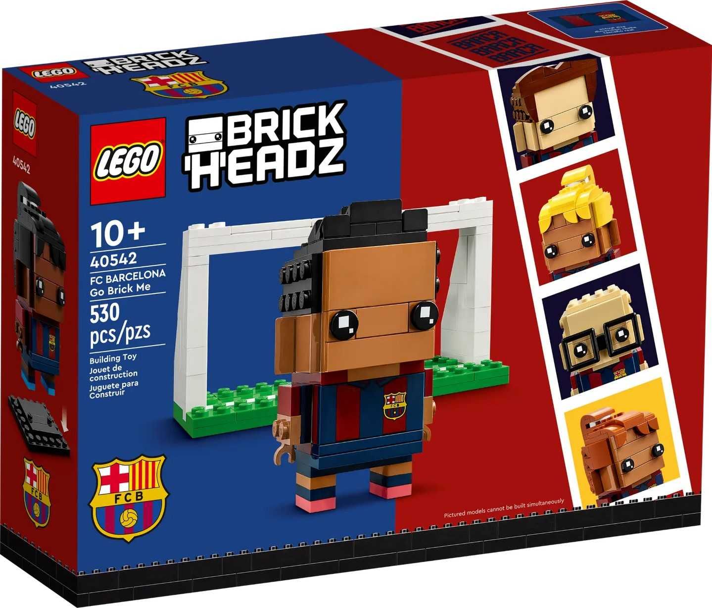 Klocki LEGO 40542  |  Brickheadz  |  FC Barcelona  |  NOWY!