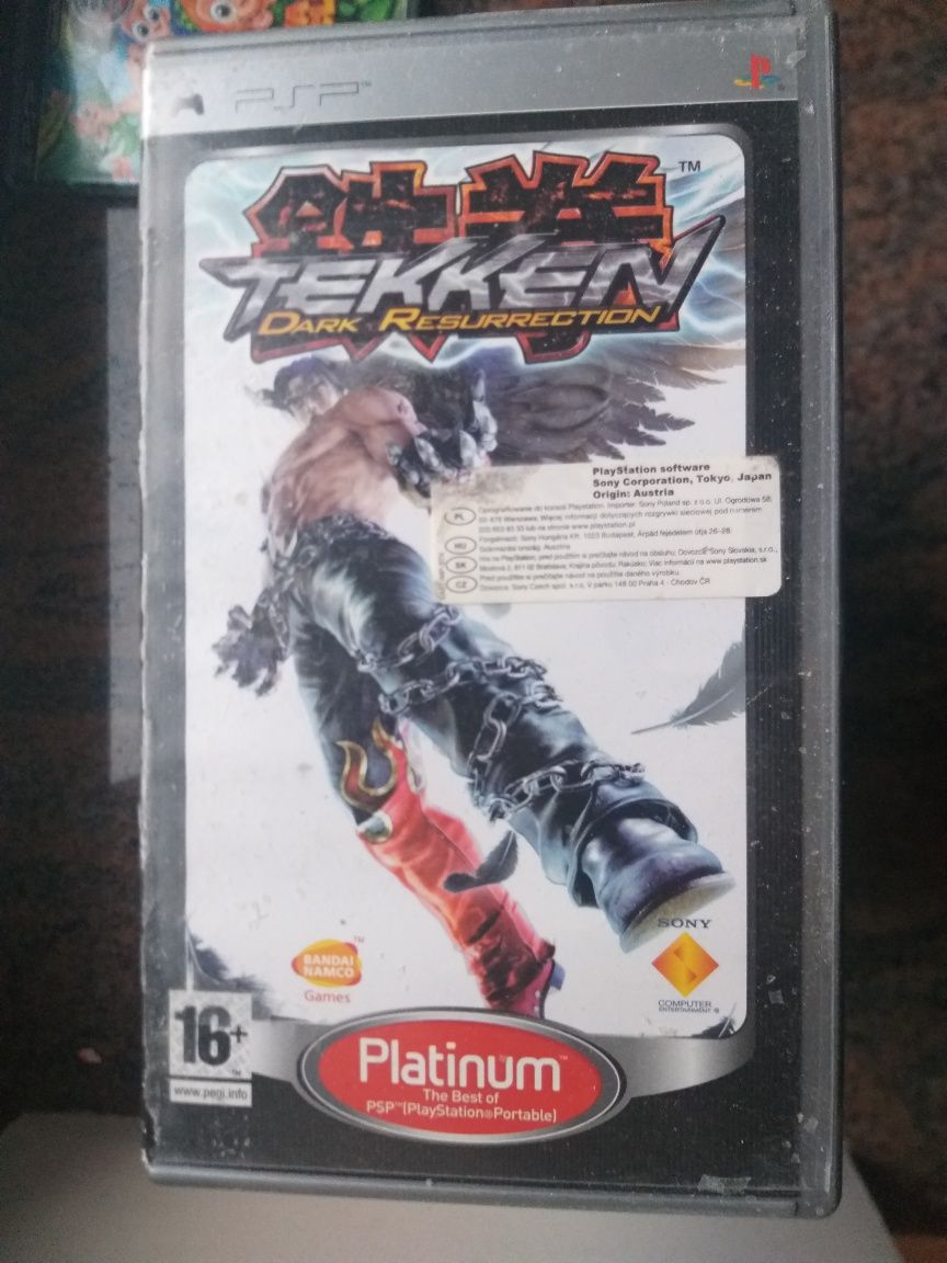 Gra Tekken Dark Resurrection PSP Play Station Portable bijatyka fight