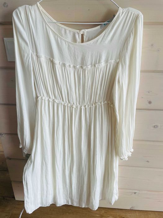 Біле плаття для вагітних розмір М