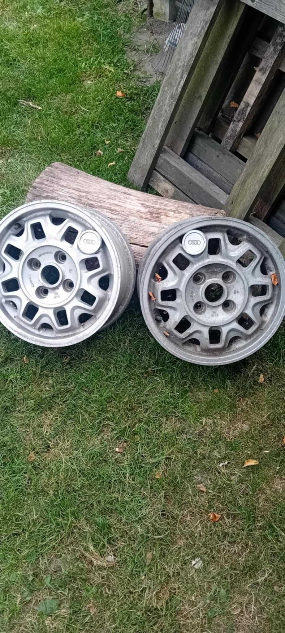 Felgi audi 80 b3 dwie sztuki 4x100 rozmiar 14