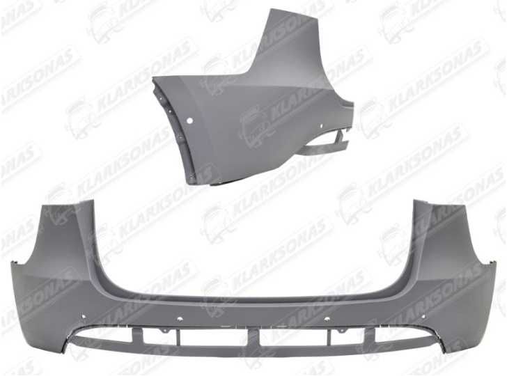 Бампер задній TeslaModel Y 1493735S0A, 1493735-S0-A