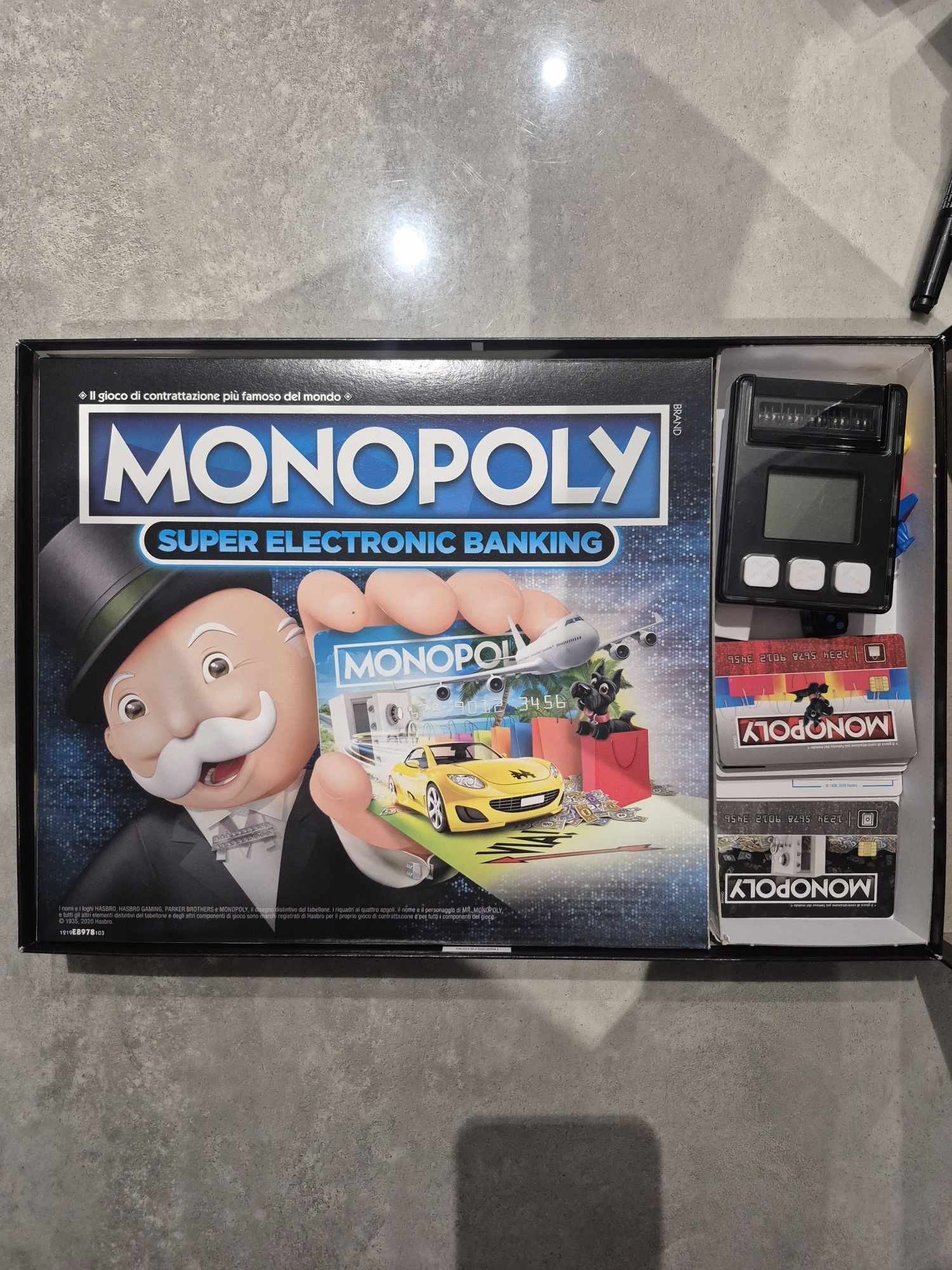 Monopoly Super Electronic Banking, gra planszowa