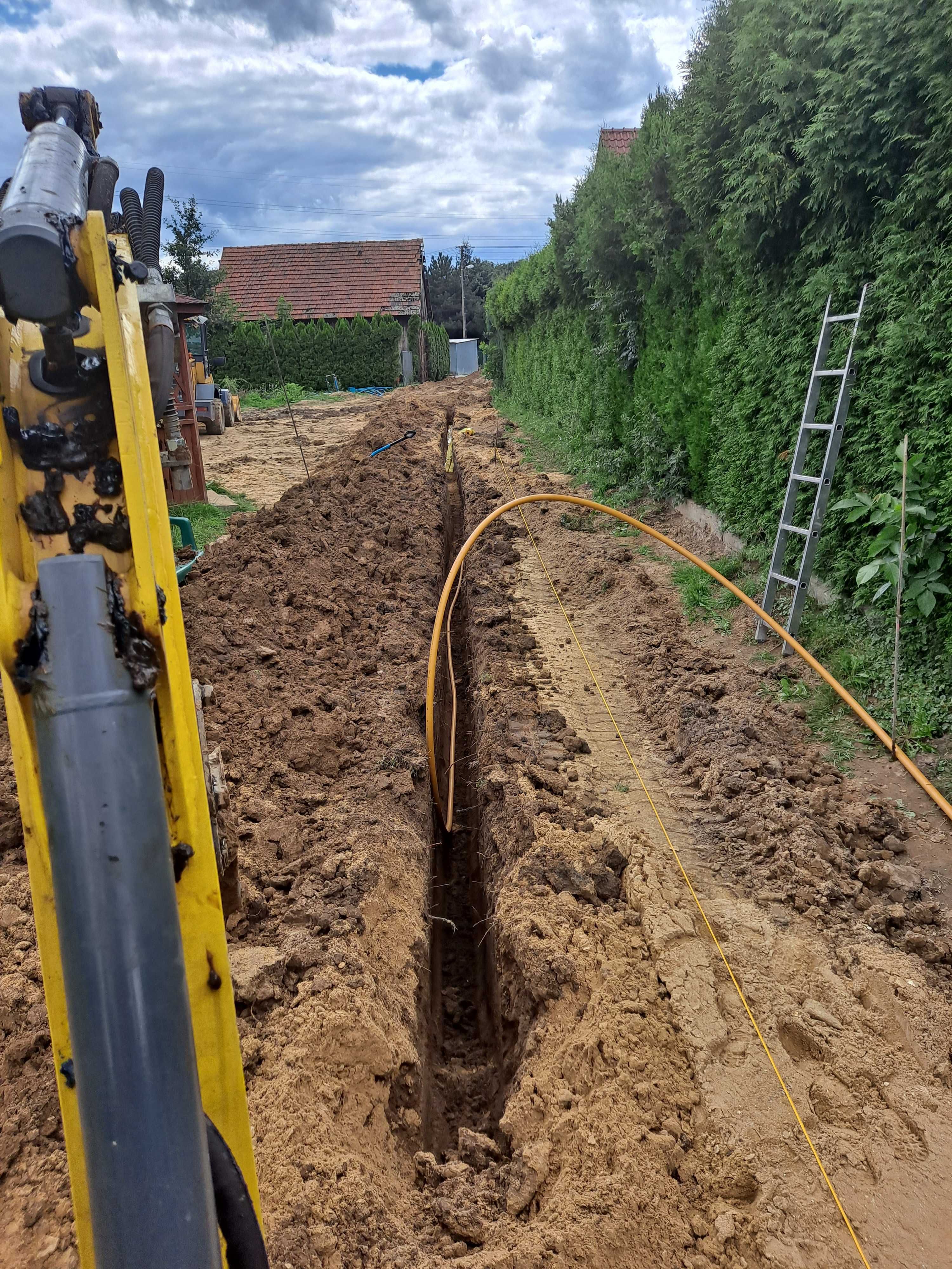 Usługi minikoparką, wynajem minikoparki, prace ziemne, wywrotka 3,5 t