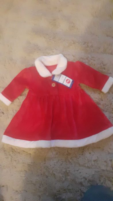 Strój mikołaja sukienka 56 62 nowa