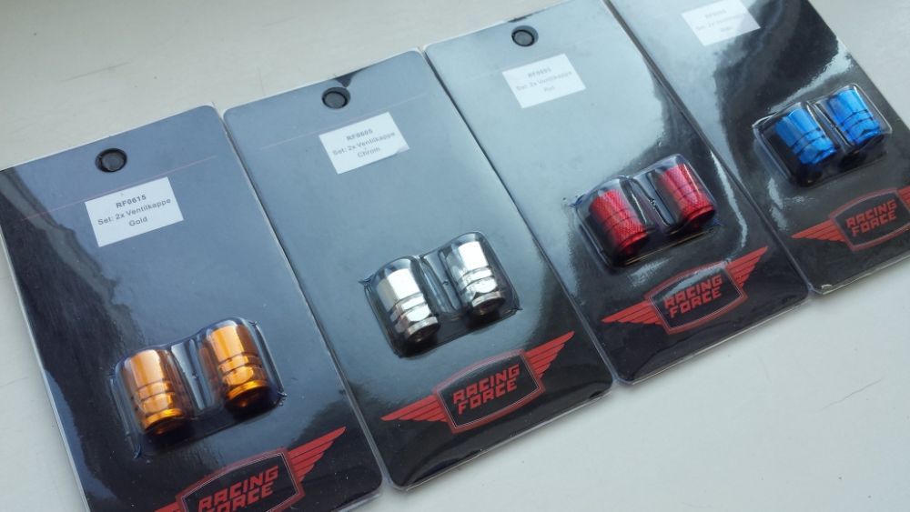 Nakrętki na wentyle Alu cbr r1 r6 fz1 fz6 cb zx r gsxr xj xjr Hornet