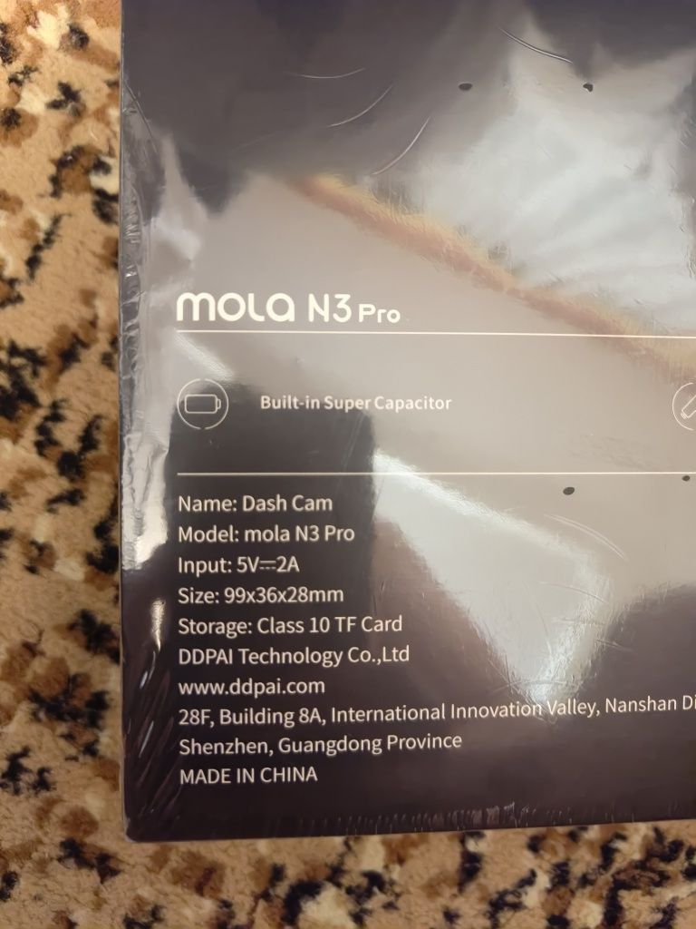 Відеореєстратор DDPAI Dash Cam  mola N3 pro + дод.кам видеорегистратор