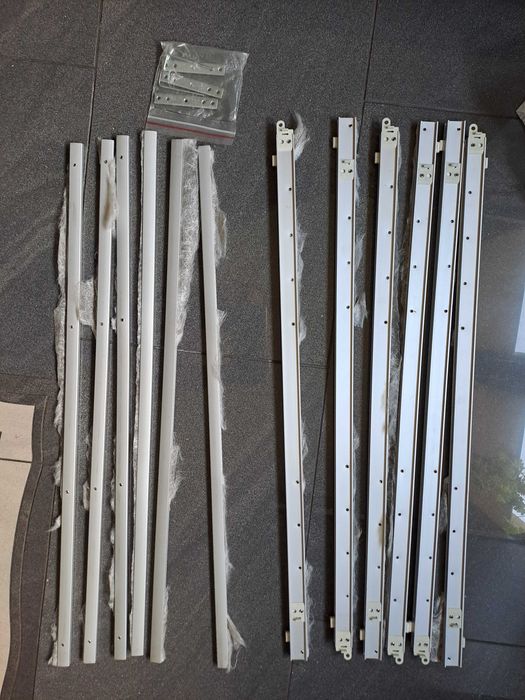 Trzy karnisze Ikea Kvartal 140cm