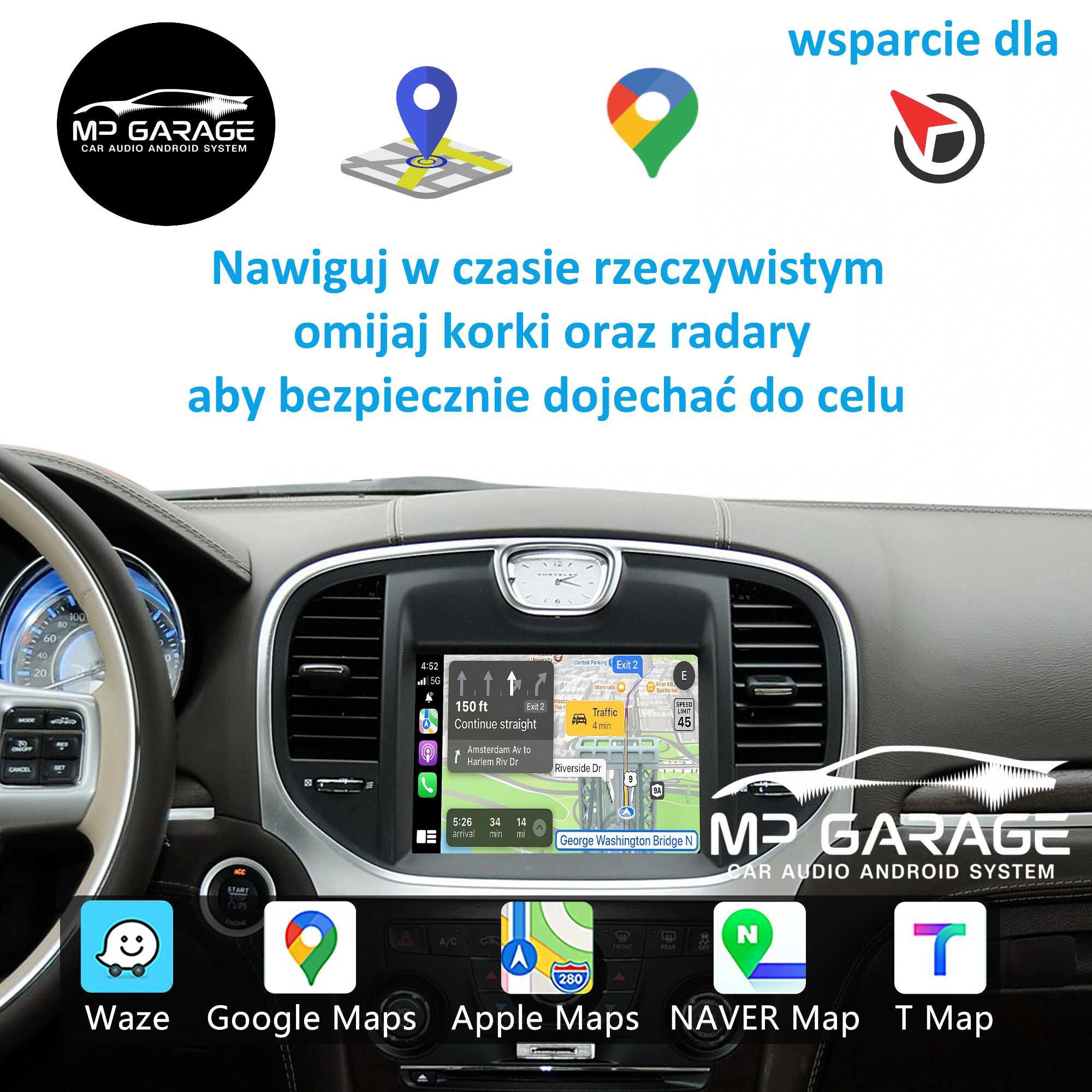 Dodge / Jeep / Chrysler uConnect 8.4 moduł Apple CarPlay/Android Auto
