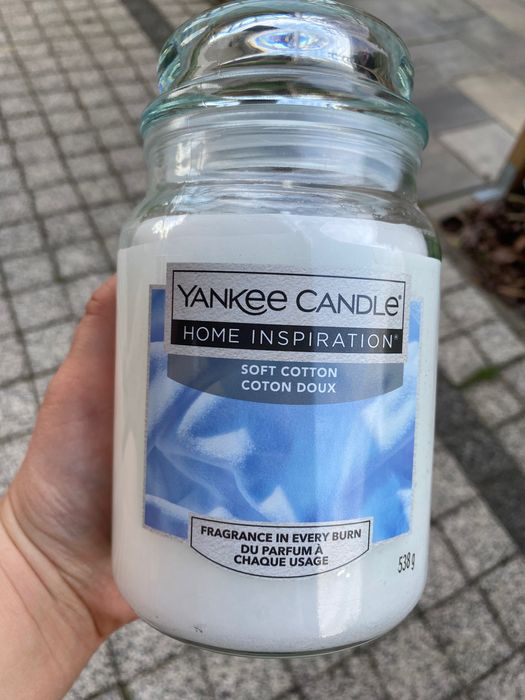 Yankee Candle Soft Cotton duża świeca 538 g