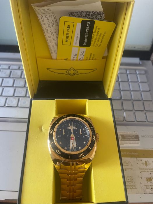 Relógio invicta (dourado) model nr 43776