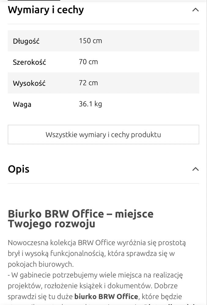 Meble do biura-biurko 230-regał 250 -kontenerek-120zl