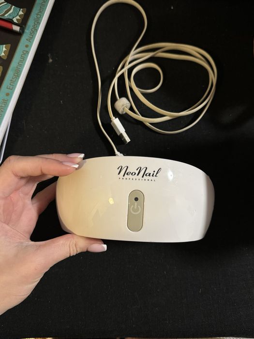 Lampa przenośna mała led do paznokci hybryda neonail