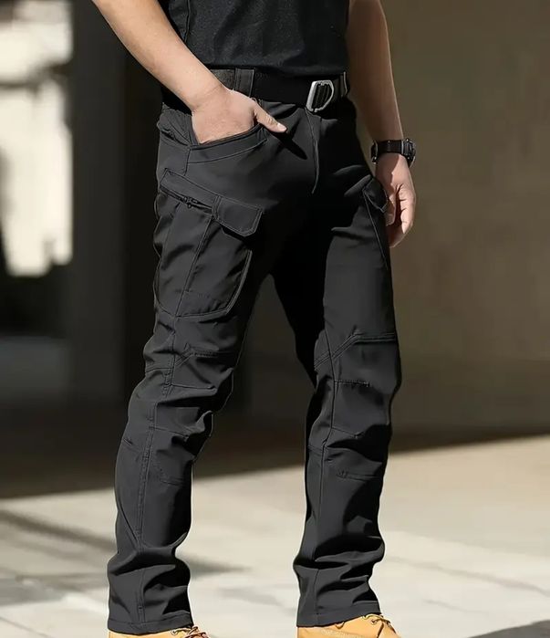 Чоловічі тактичні чорні штани