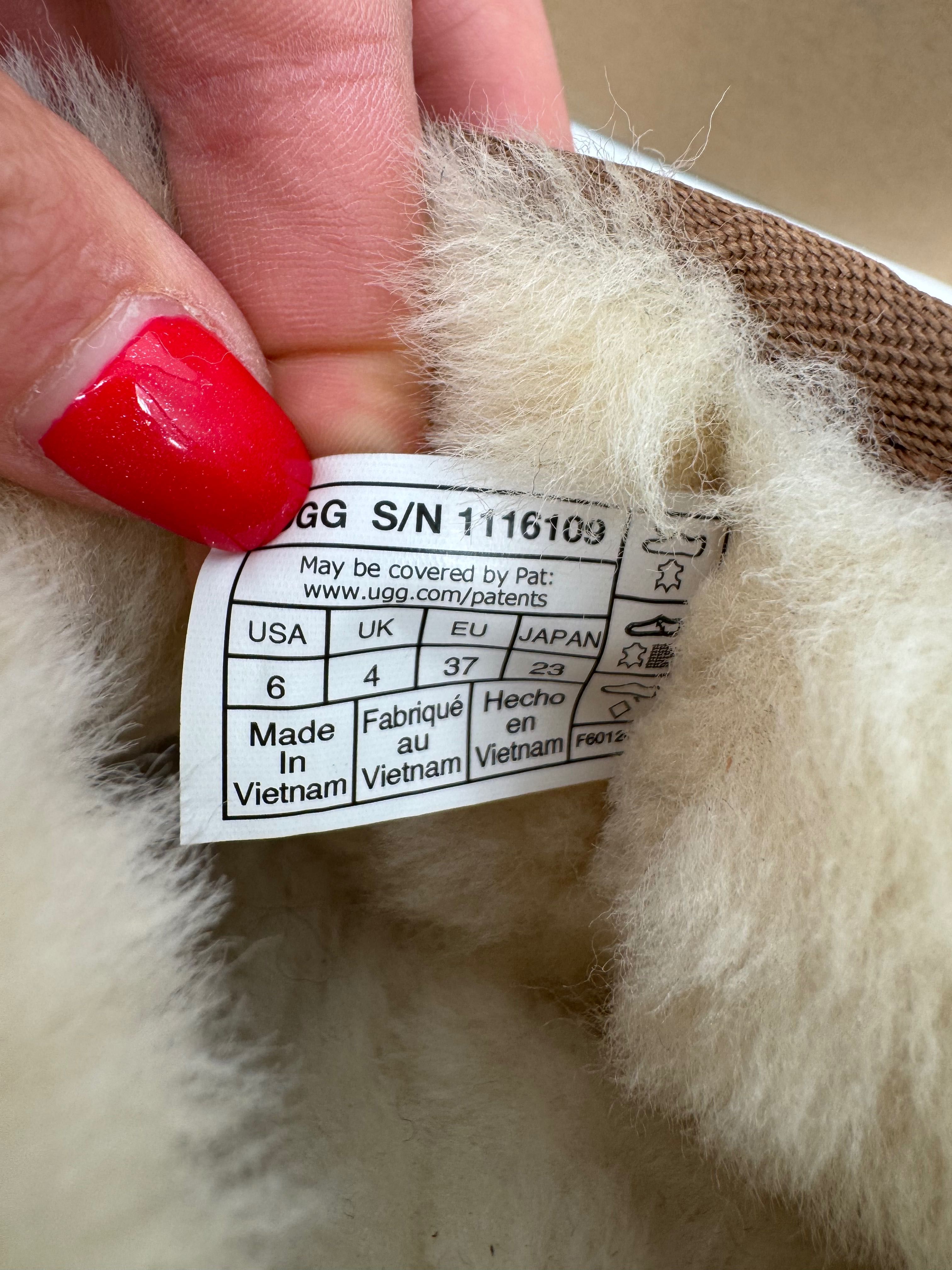UGG W classic ultra mini kozaki botki brązowe skórzane buty na wiosnę