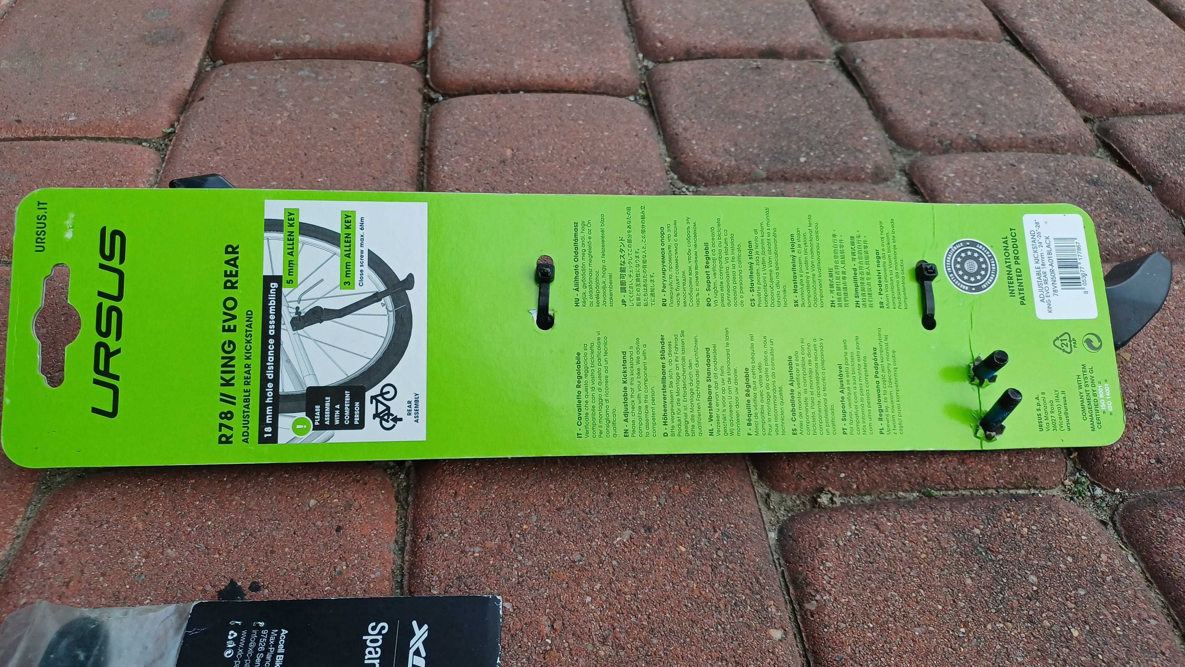 Podpórka tylnia do roweru Haibike Xduro gen.2 oraz adapter ursus