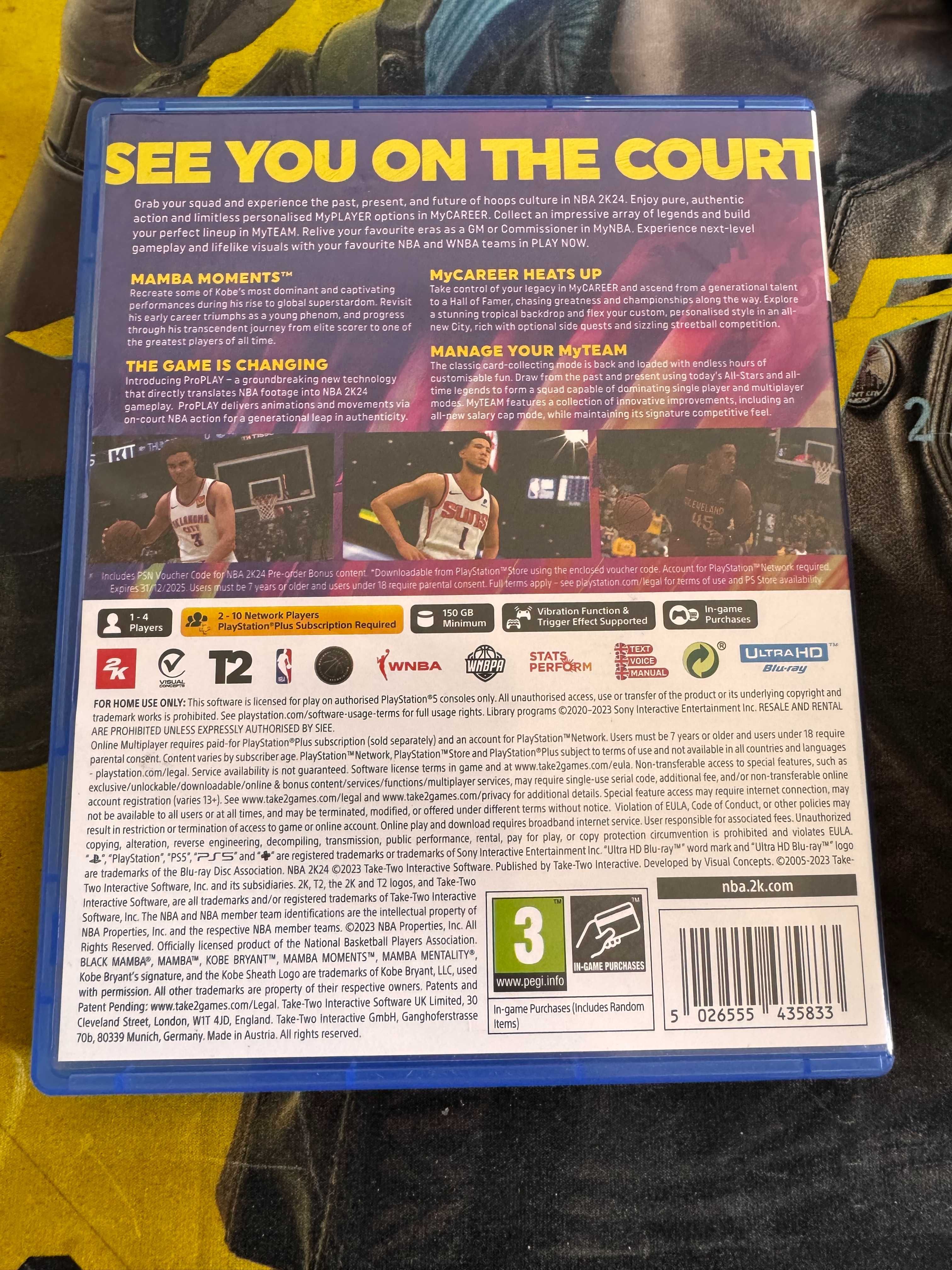 NBA 2k24 PS5 Kobe Bryant Edition