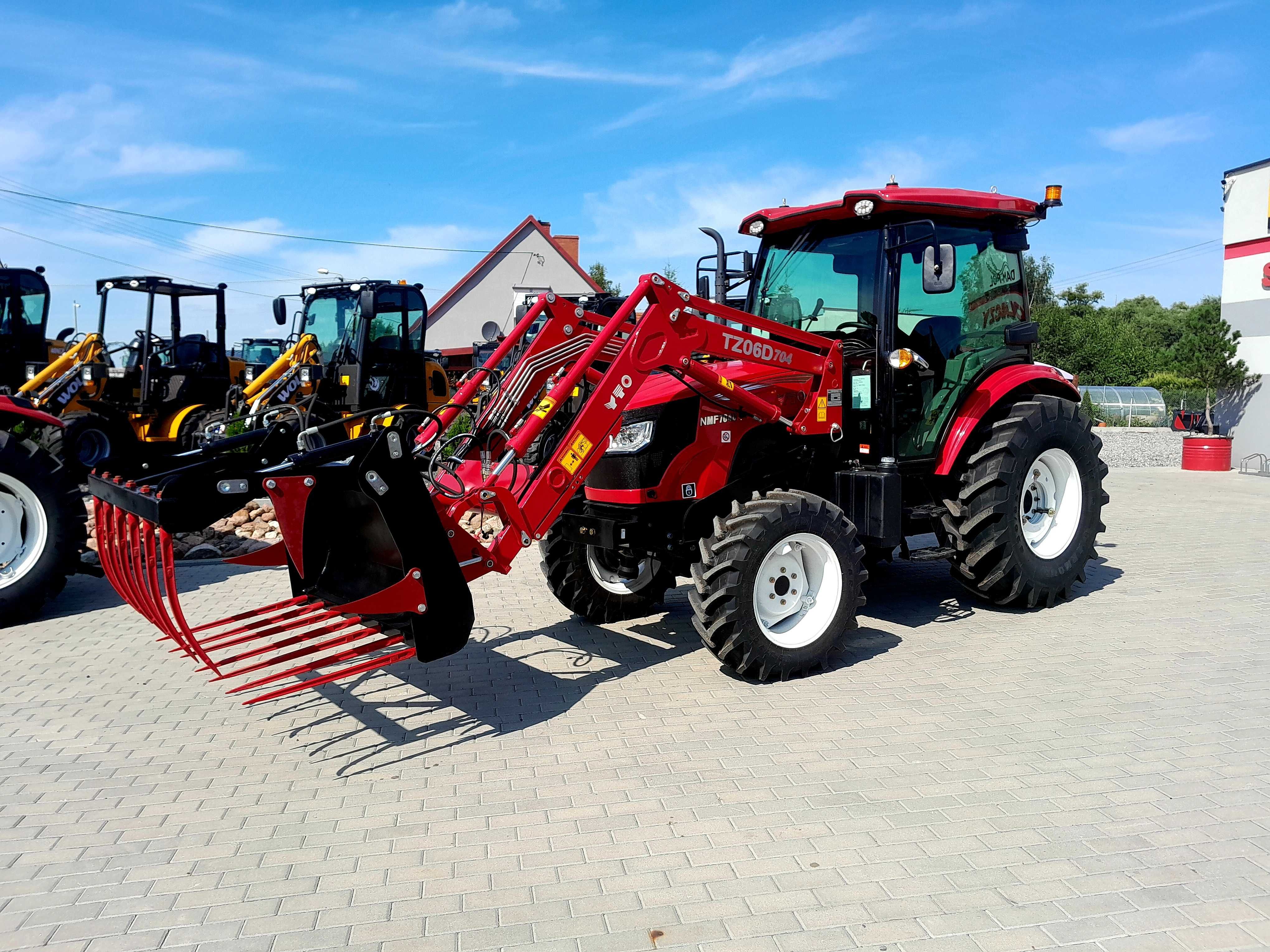 Ciągnik z ładowaczem YTO NMF 704C - Doosan - 4 cylindry - NOWY + TUR