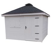 Domek ogrodowy narzędziowy Altanystanior.pl WoodenHouse 400 x 300 cm