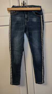 Spodnie dziewczęce jeansy, r. 140