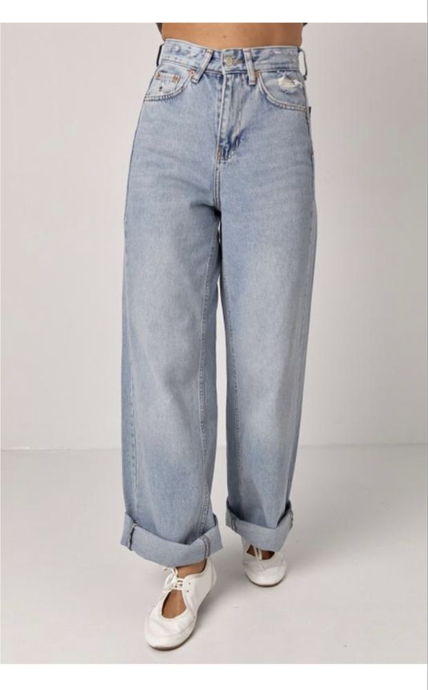 Джинсы wide leg baggy в стилі Zara