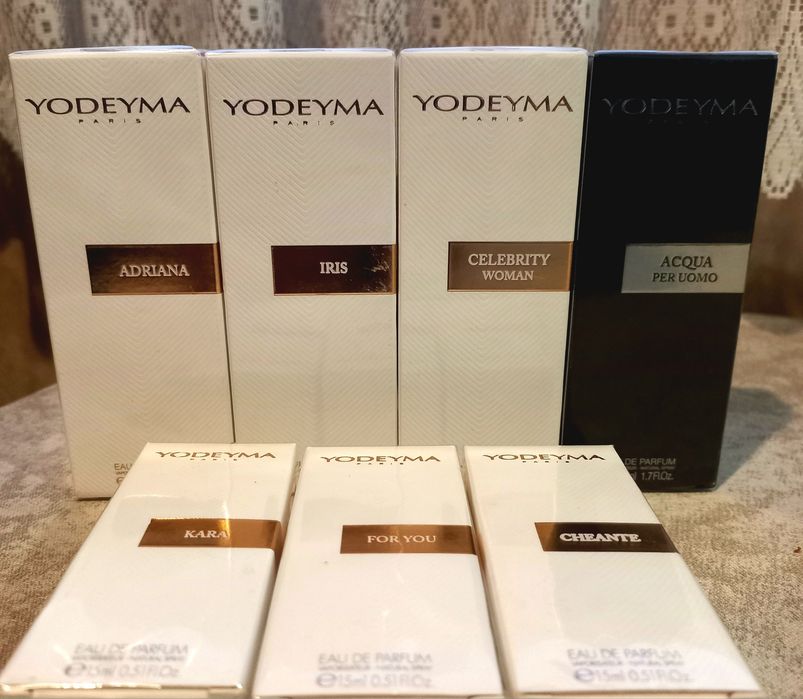 Парфуми іспанські Yodeyma в наявності лише ті,що на фото