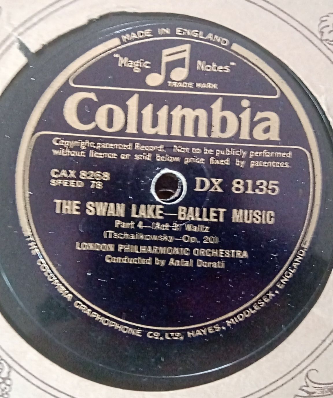 Discos 78rpm, shellac